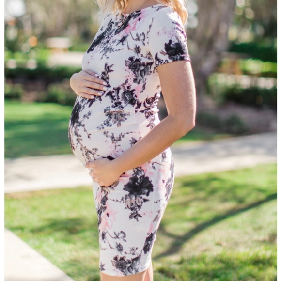 C1 🎉🎊HP🎉🎊Pink Blush Bellies to the Babies Dress - Picture 4 of 6